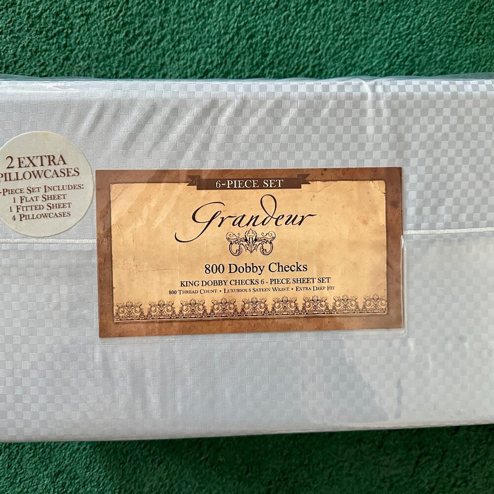 800 Thread Count KING sheet set NEW 800 TC blue so soft